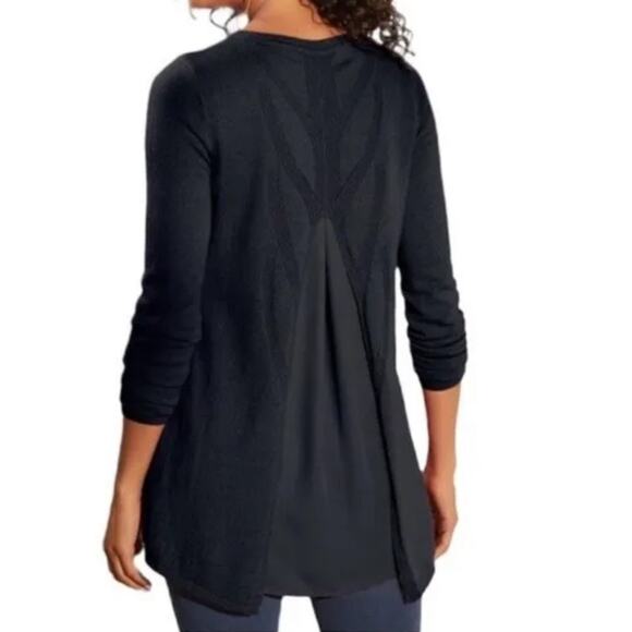Soft Surroundings Sweaters - SOFT SURROUNDINGS Sirena A-Line Sweater Chiffon Insert in PS